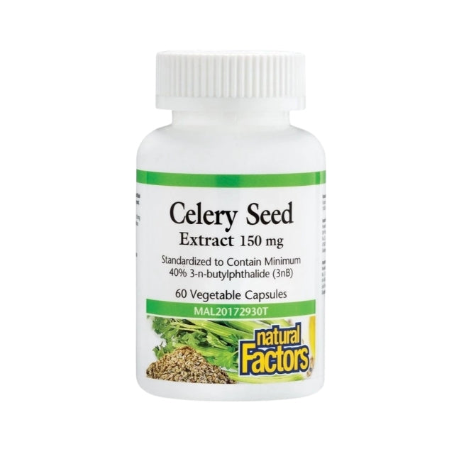 NATURAL FACTORS CELERY SEED EXTRACT 150MG 60S