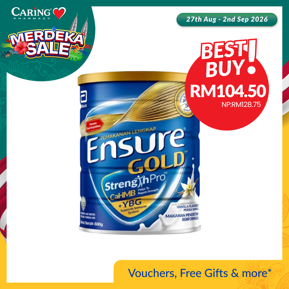 ENSURE GOLD VANILLA 800G