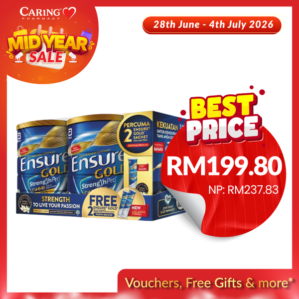 ENSURE GOLD VANILLA 800G 2S FOC 2 SACHETS