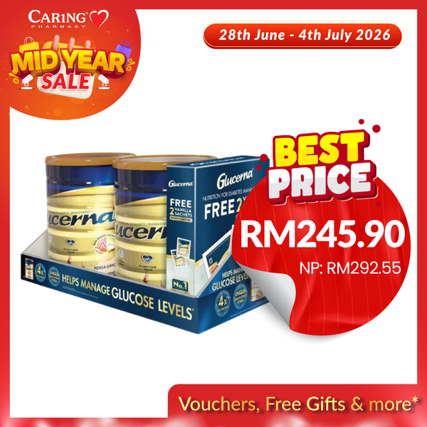 GLUCERNA WHEAT 800G 2S FOC 2 SACHETS