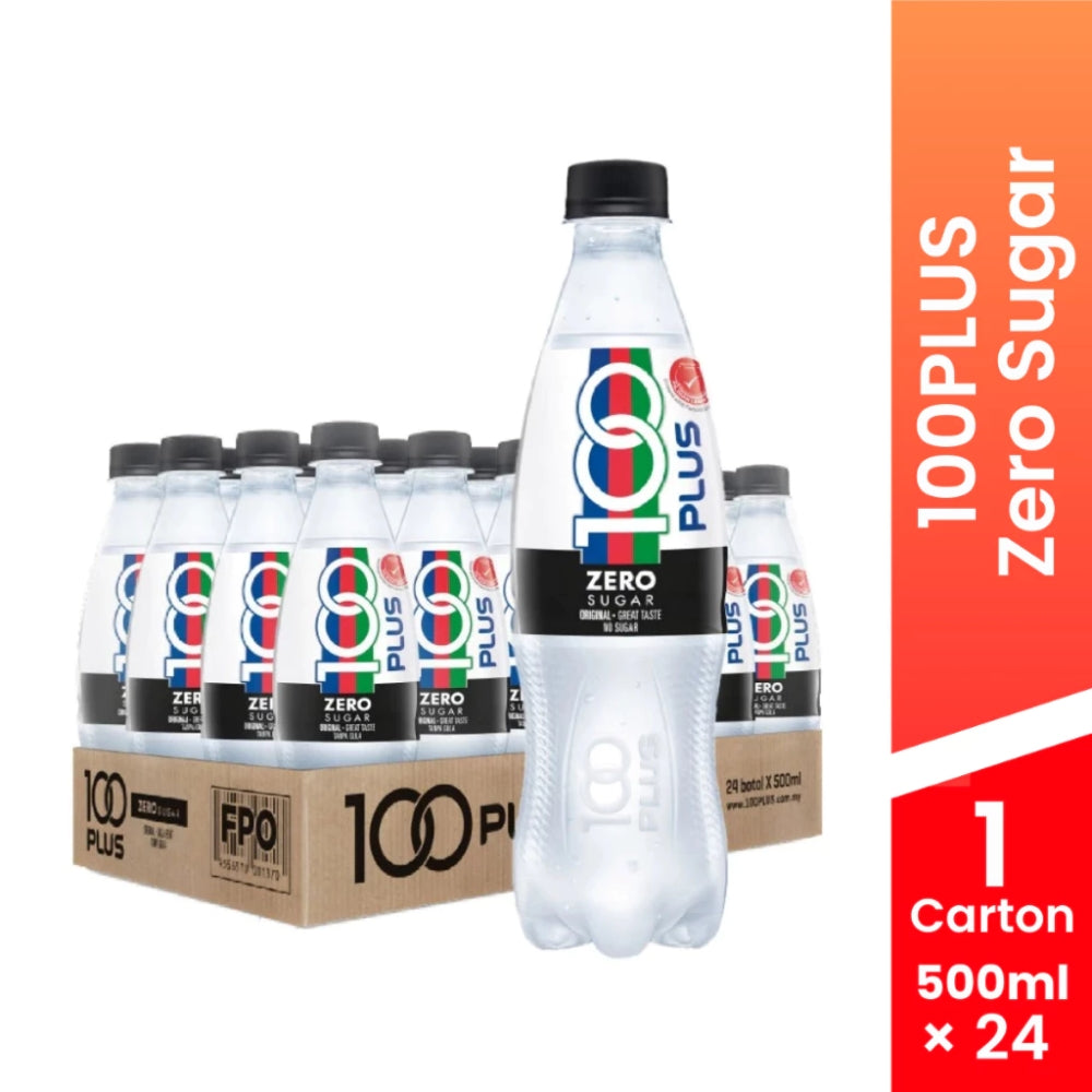 100PLUS ZERO SUGAR 500ML X 24