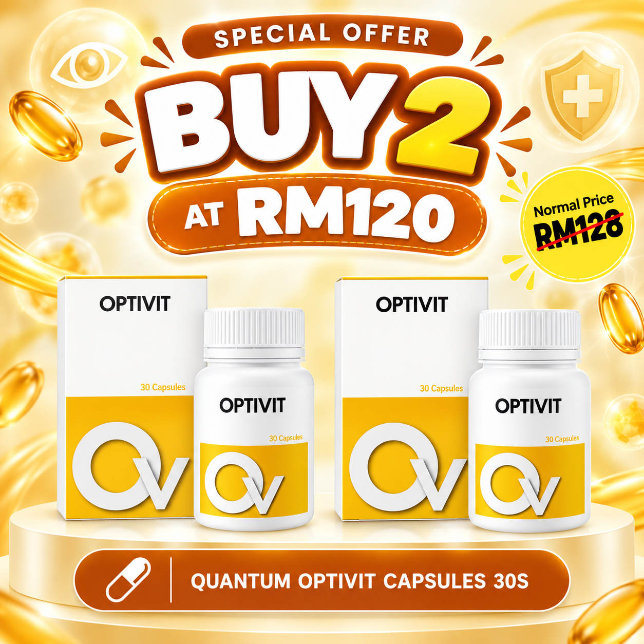 QUANTUM OPTIVIT CAPSULES 30S x2