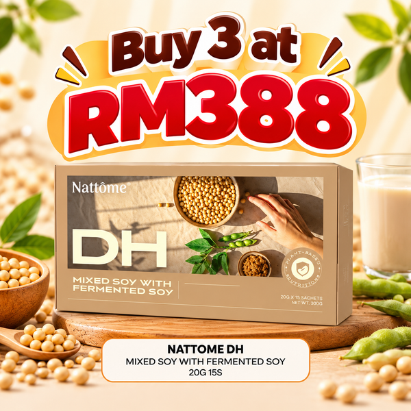 [Bundle of 3] NATTOME DH MIXED SOY WITH FERMENTED SOY 20G 15S