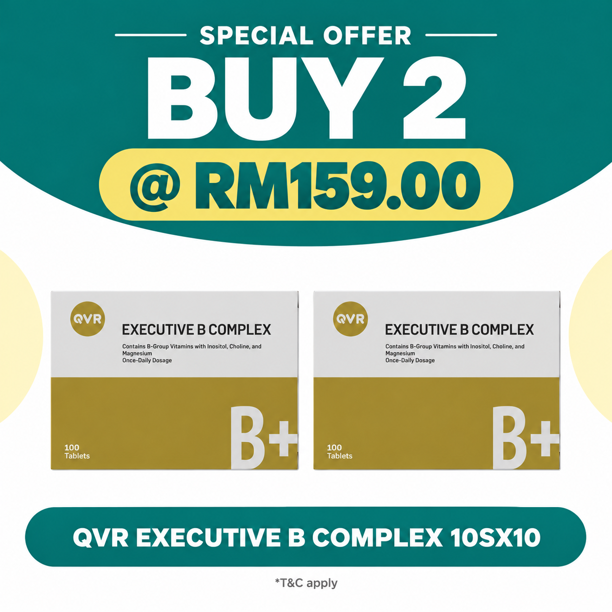 QVR EXECUTIVE B COMPLEX 10SX10 x2