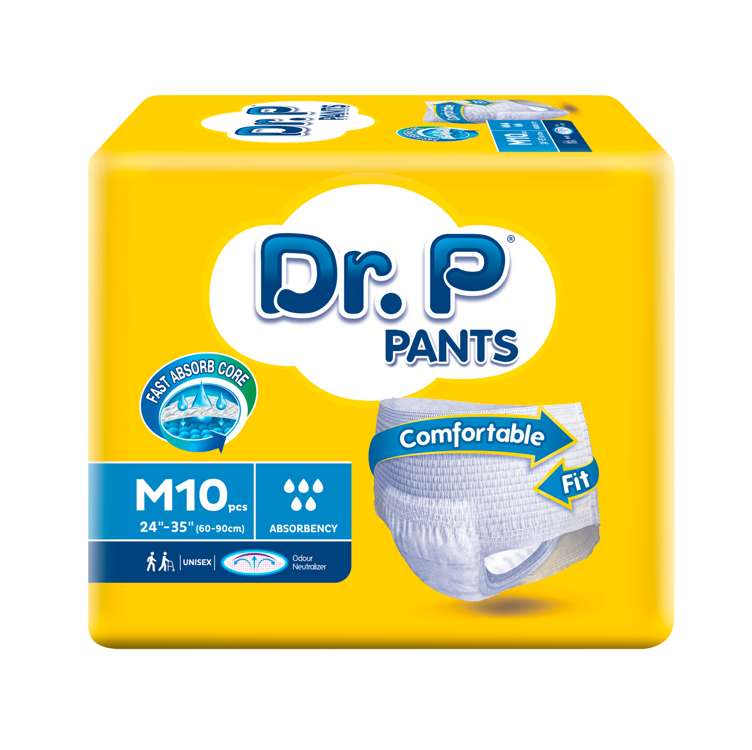 DR P PANTS M 60-90CM 10S