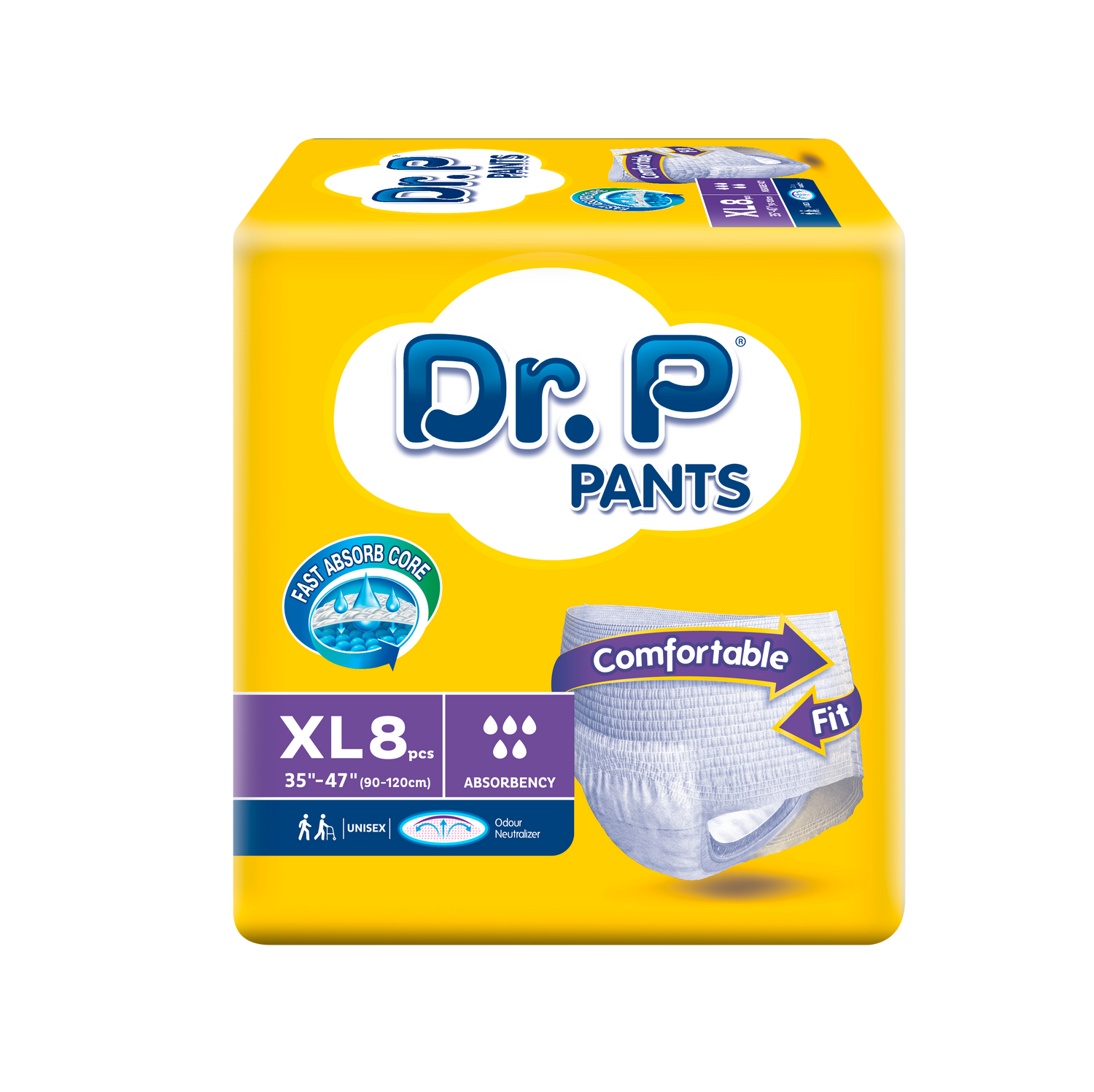 DR P PANTS XL 90-120CM 8S