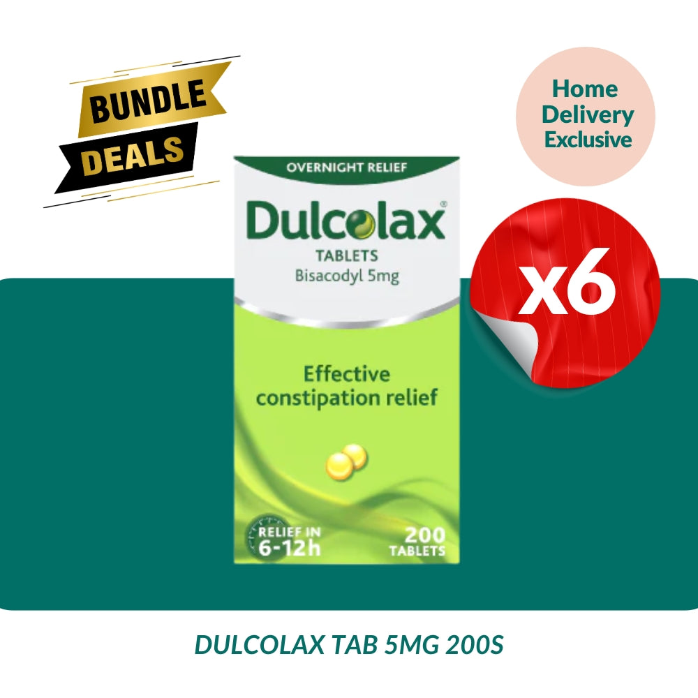 DULCOLAX TAB 5MG 200S x 6