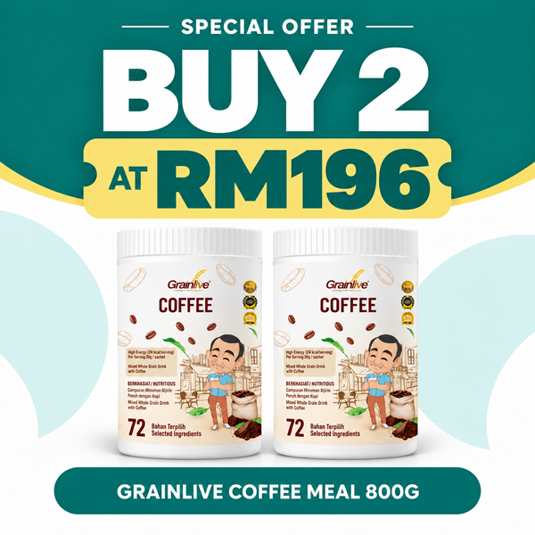 [Bundle of 2] GRAINLIVE COFFEE MEAL 800G