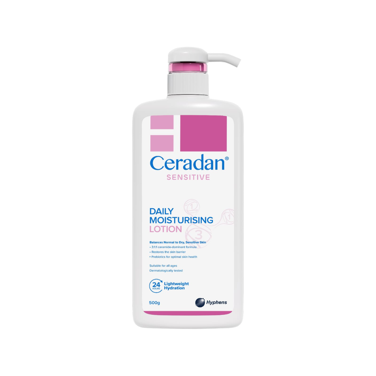 CERADAN DAILY MOISTURISING LOTION 500G