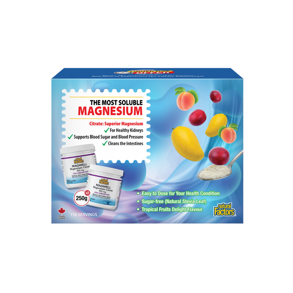 NATURAL FACTORS MAGNESIUM CITRATE 150MG 250GX2