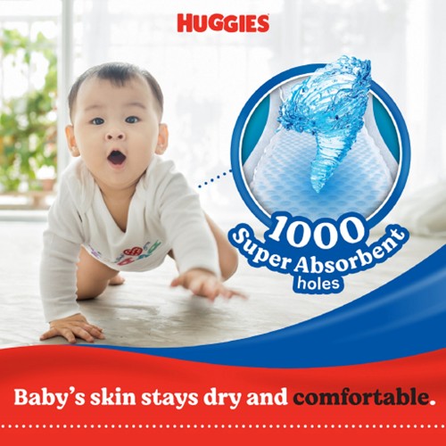 HUGGIES DRY SJP S 80S