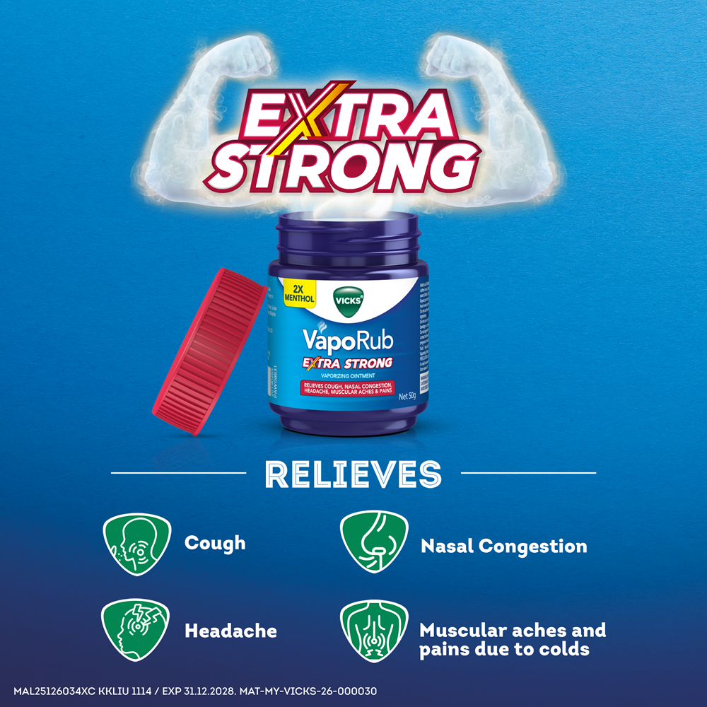 VICKS VAPORUB EXTRA STRONG 50G