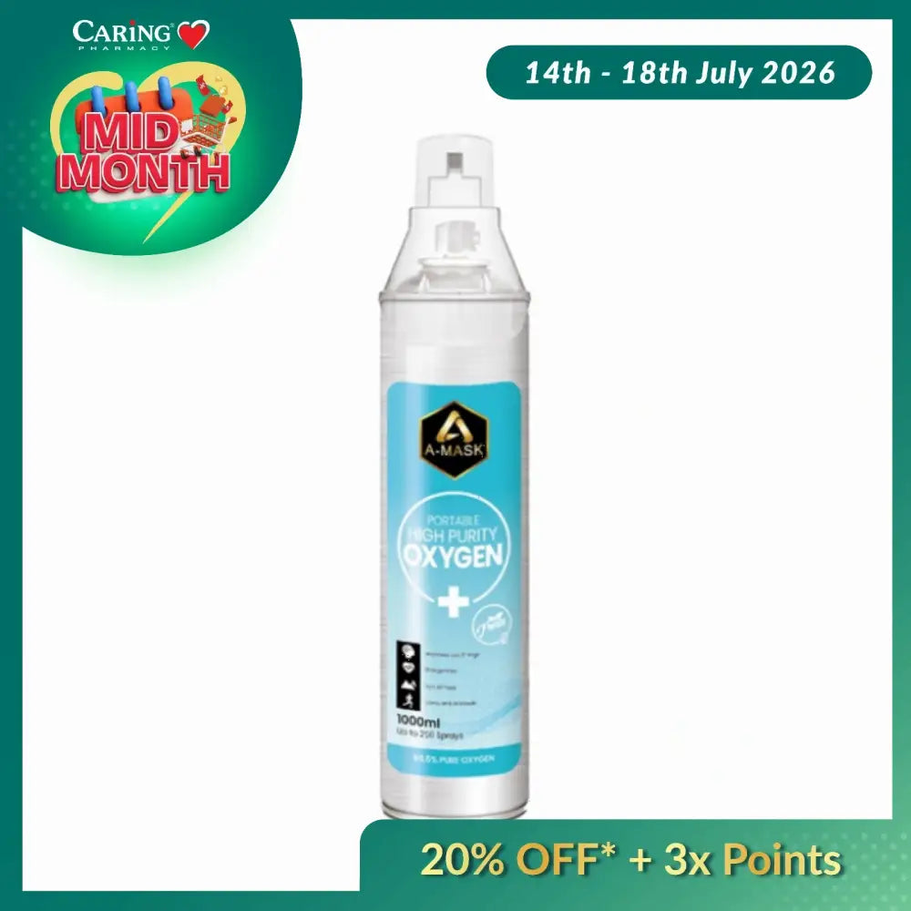 A-MASK PORTABLE HIGH PURITY OXYGEN 1L