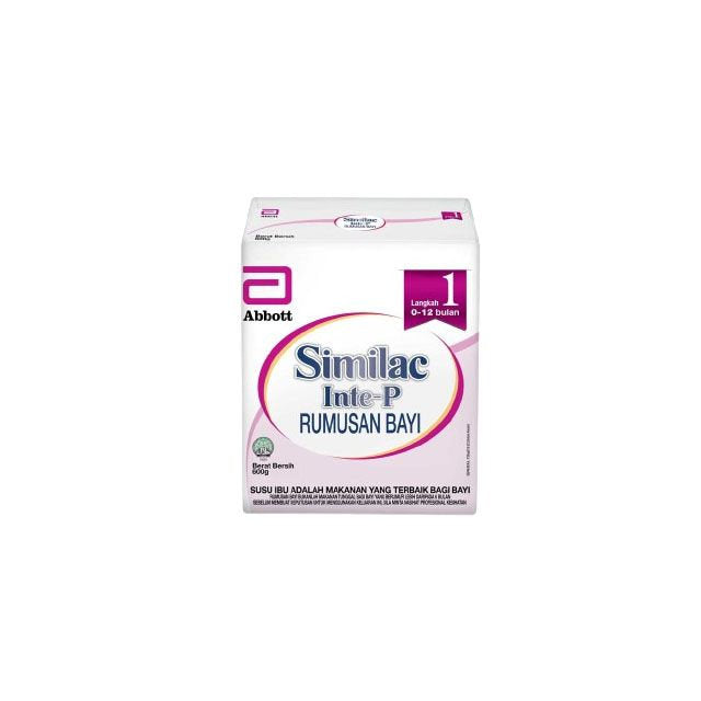 Similac Inte-P Step 1 infant formula for infants 0-12 months, designed for optimal nutrition