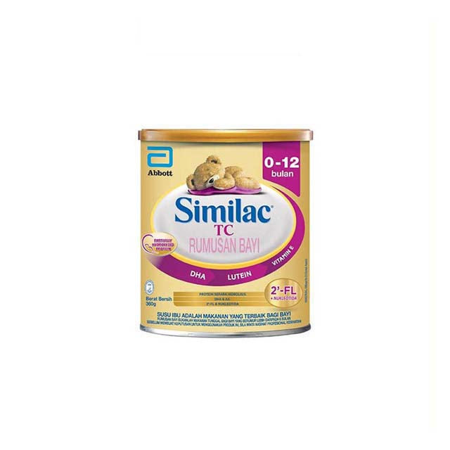 Similac Total Comfort formula for infants 0-12 months with DHA, lutein, and essential vitamins