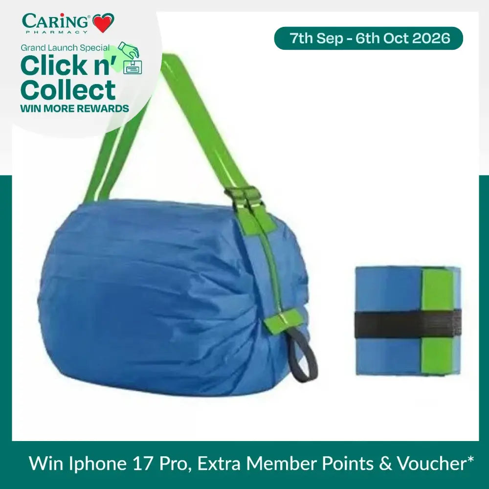 ABBVIE FOLDABLE BAG GREEN & BLUE-CGWP