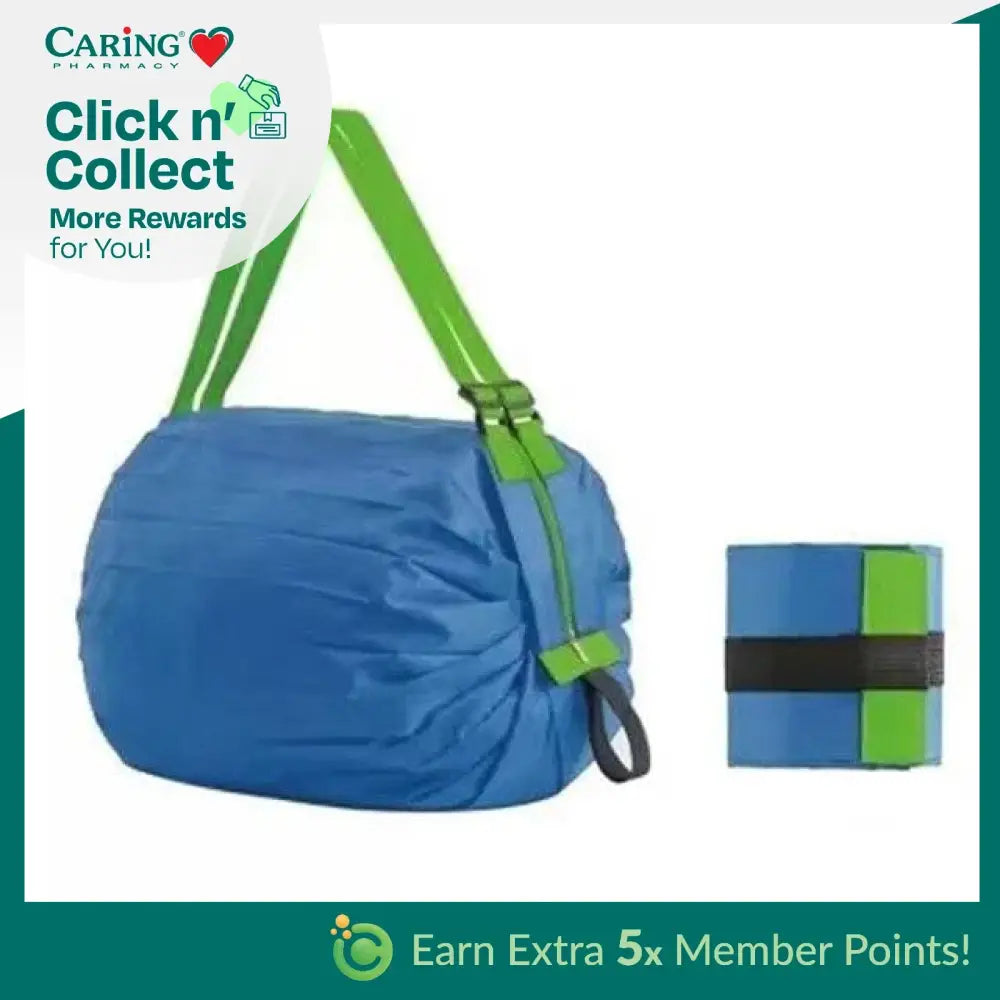 ABBVIE FOLDABLE BAG GREEN & BLUE-CGWP