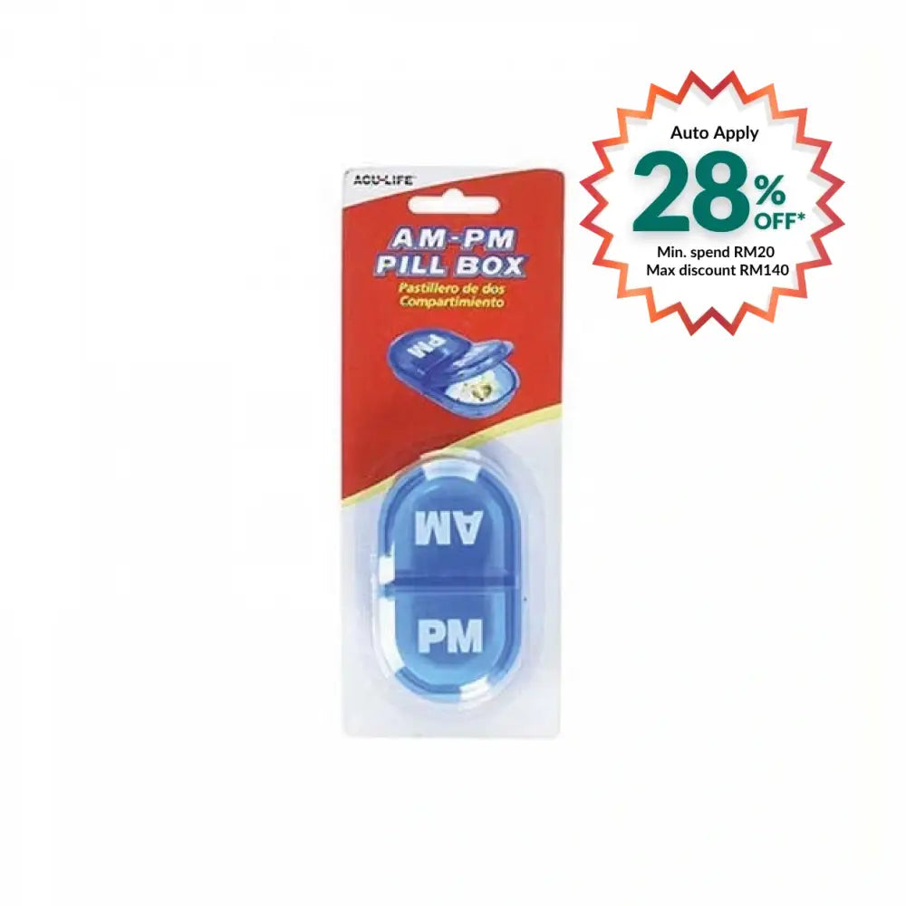 ACU-LIFE AM-PM PILL BOX
