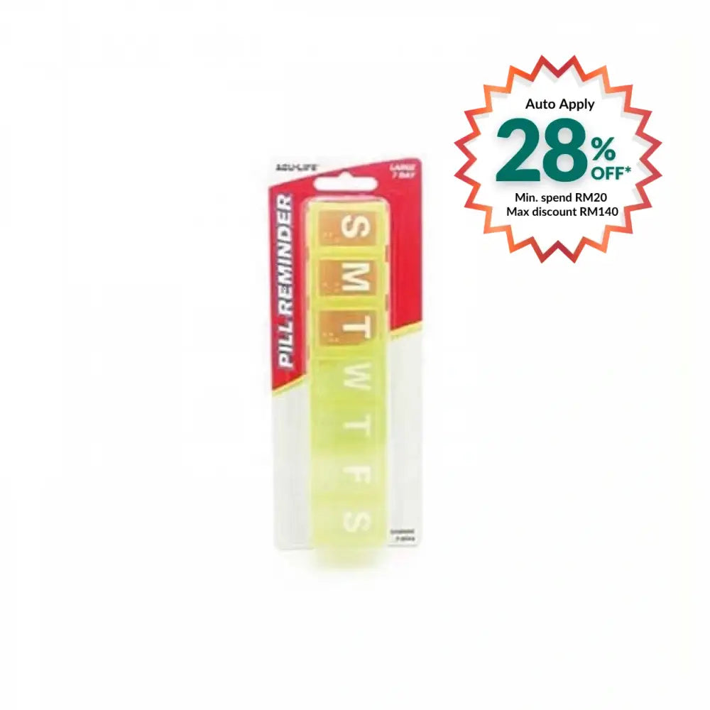 ACU-LIFE LARGE 7 DAY PILL BOX 300B