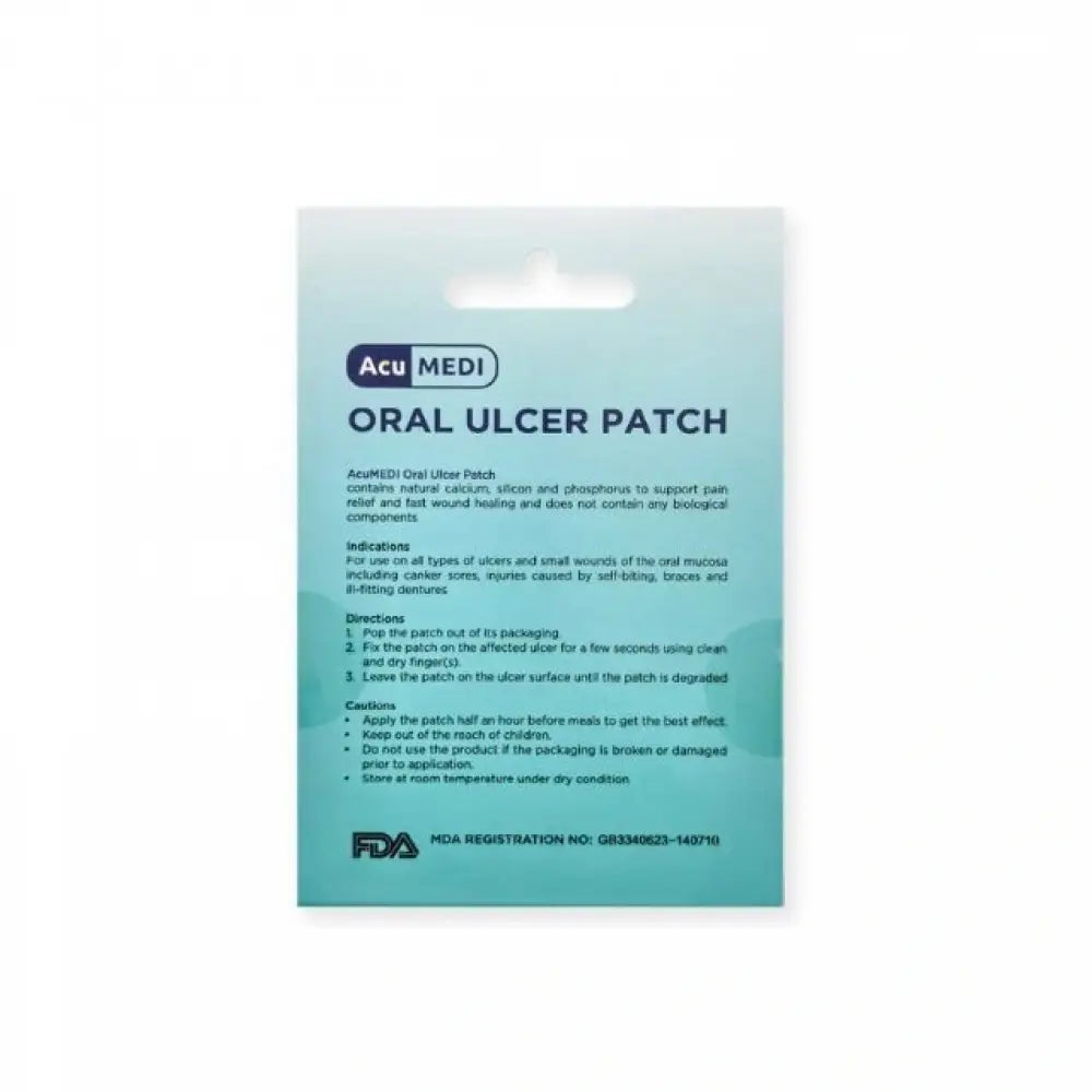 ACUMEDI ORAL ULCER PATCH 6S