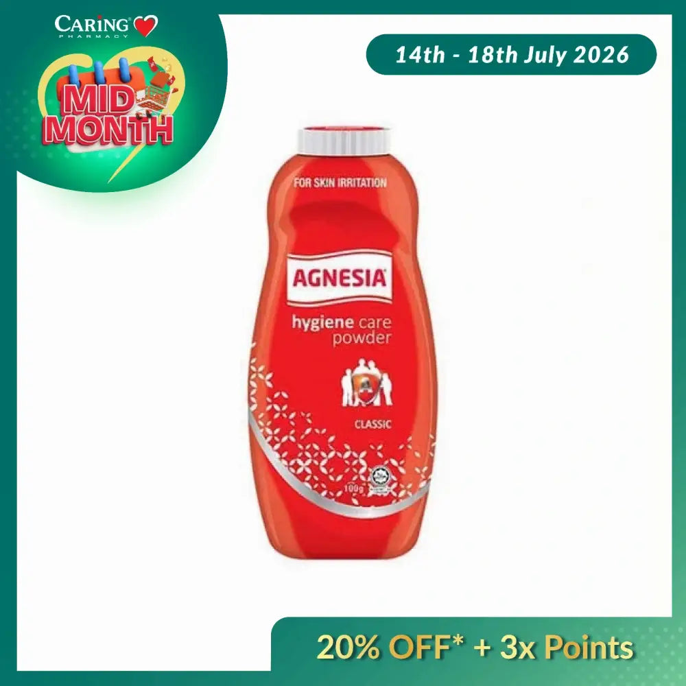 AGNESIA ANTIBACTERIAL POWDER ORIGINAL 100G