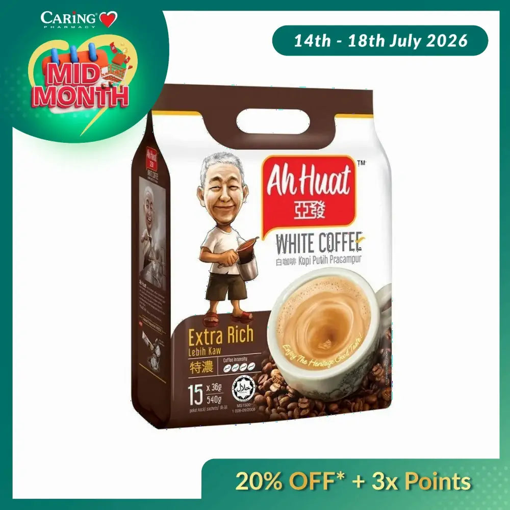 AH HUAT WHITE COFFEE EXTRA RICH 36G 15S