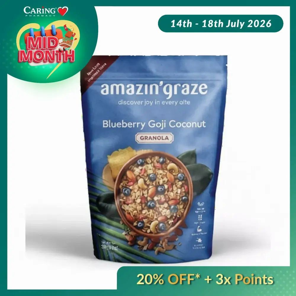 AMAZIN BLUEBERRY GOJI CCT GRANOLA 250G