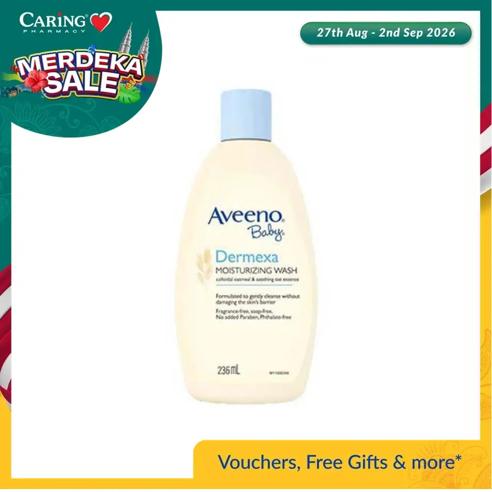 AVEENO BABY DERMEXA MOISTURIZING WASH 236ML