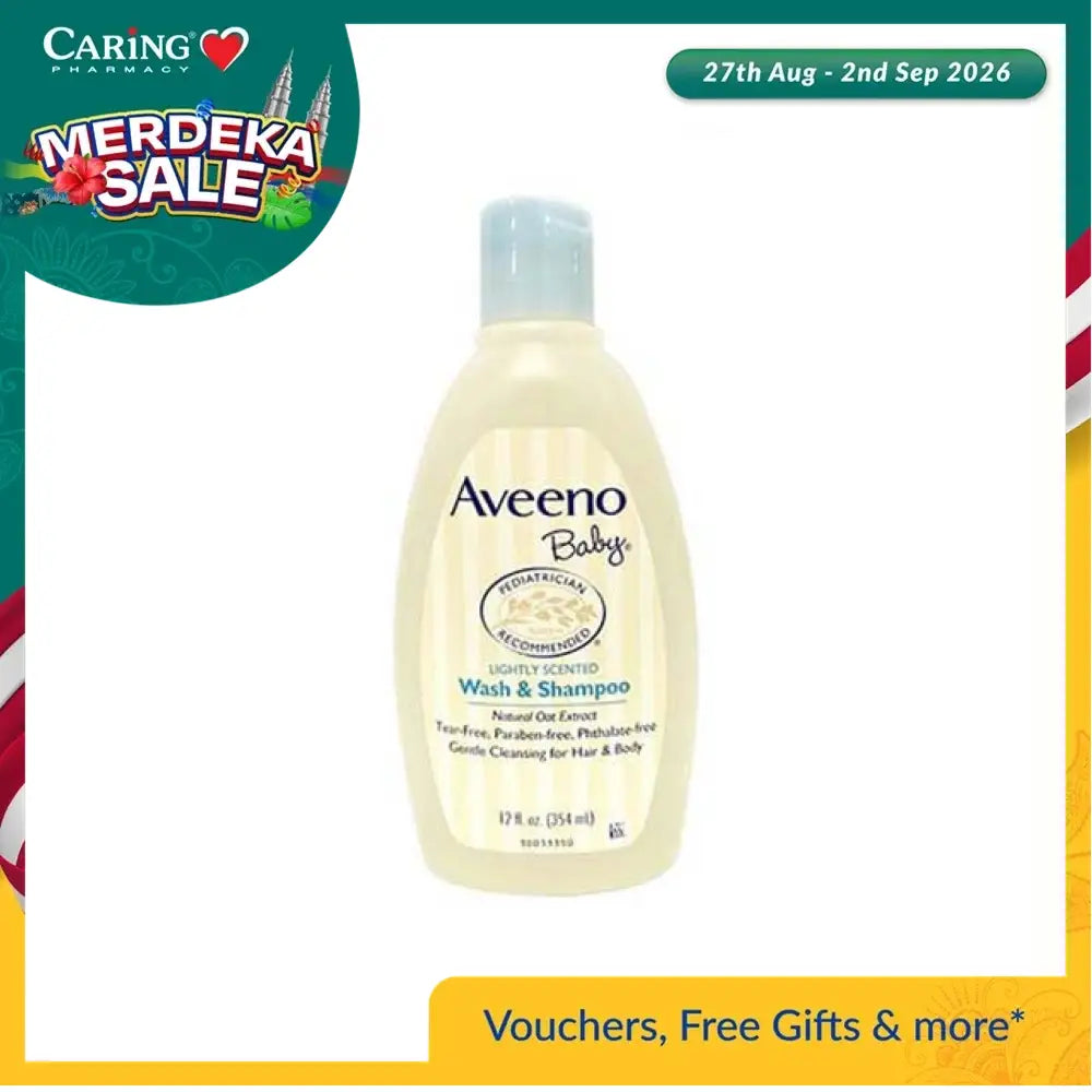 AVEENO BABY WASH & SHAMPOO 354ML