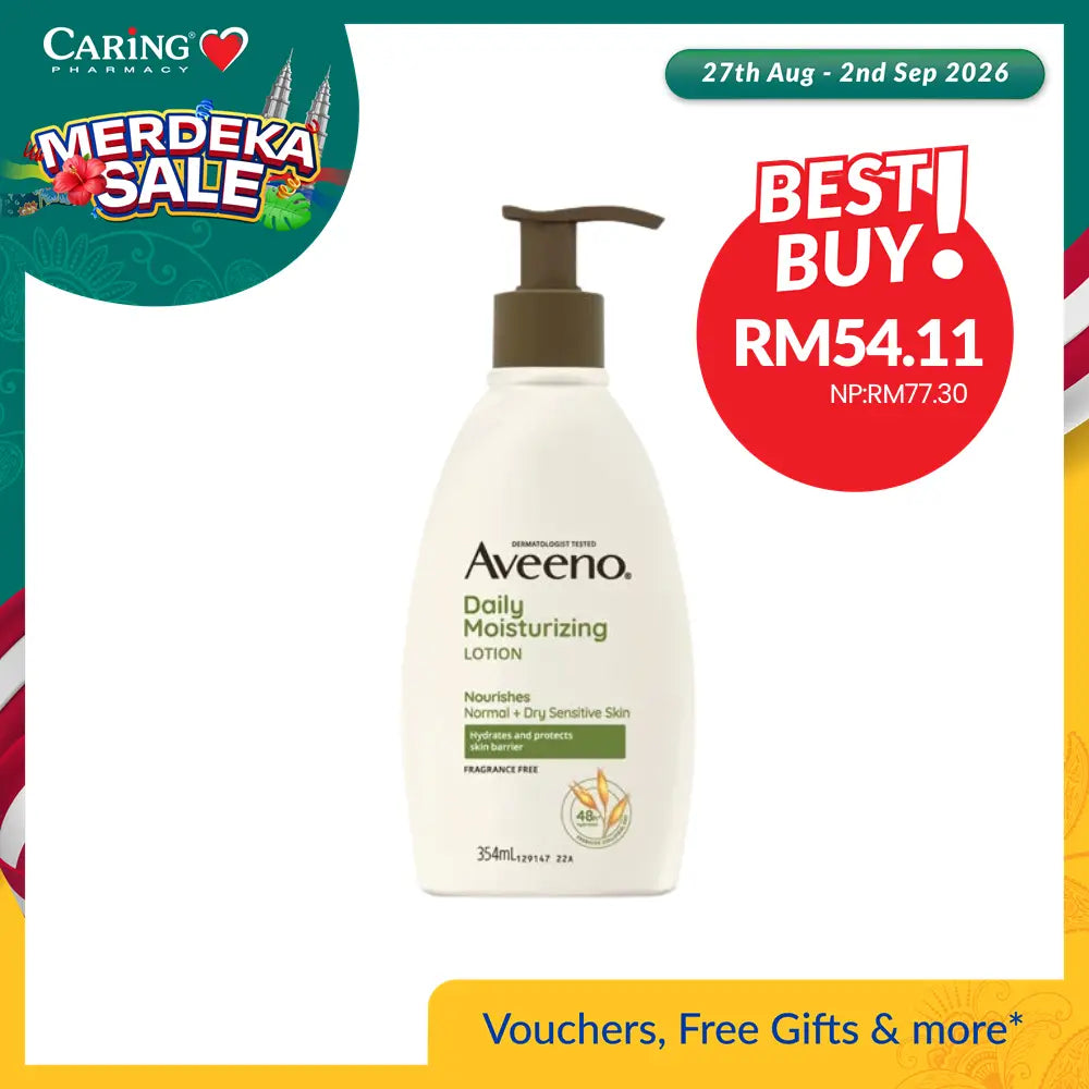 AVEENO DAILY MOISTURE LOTION 354ML