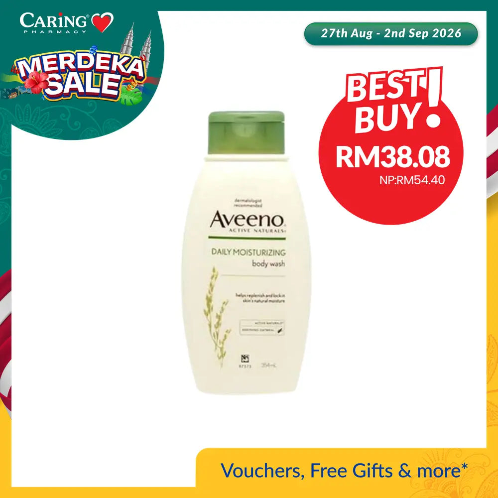 AVEENO DAILY MOISTURIZING BODY WASH 354ML