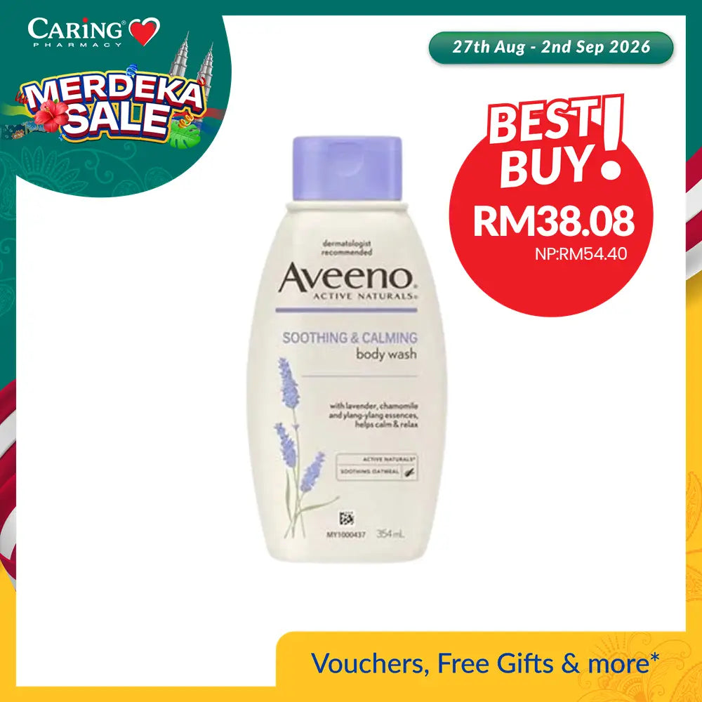AVEENO SOOTHING & CALMING BODY WASH 354ML