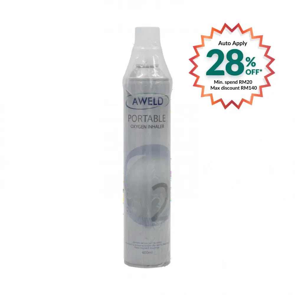 AWELD PORTABLE BREATHING OXYGEN INHALER 600ML