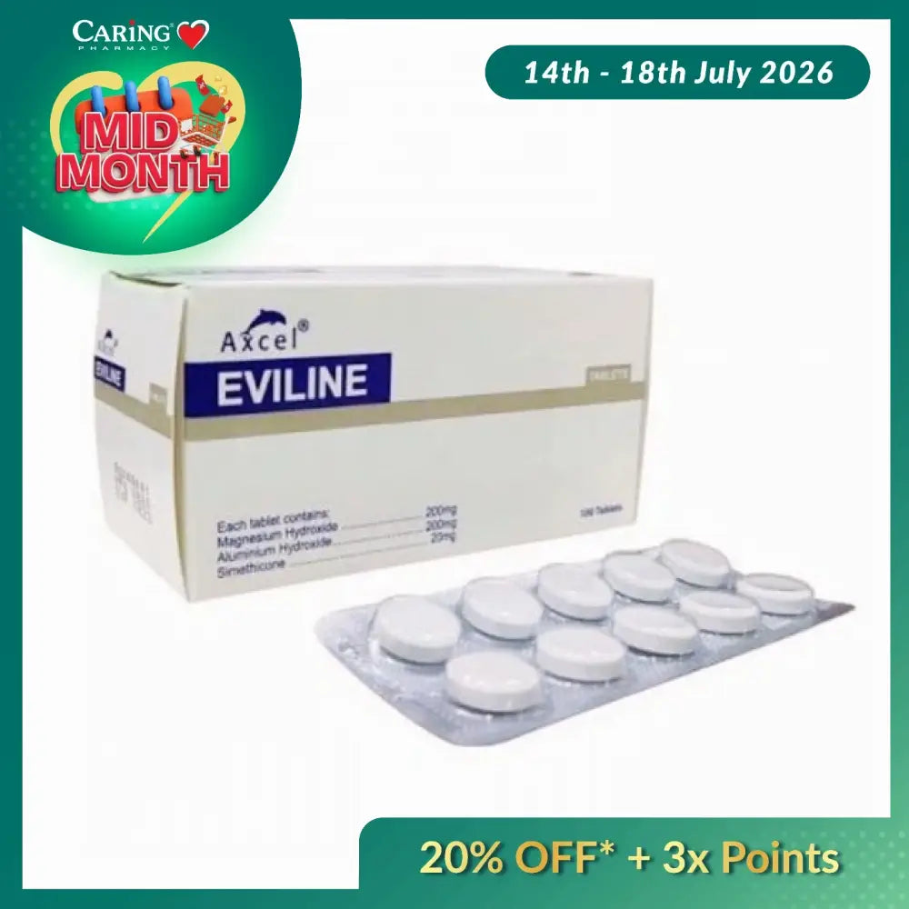 AXCEL EVILINE TABLETS 10S