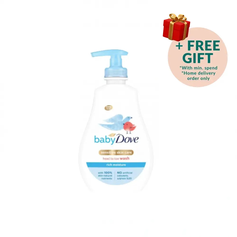 BABY DOVE RICH MOIST HEAD TO TOE WASH 400ML