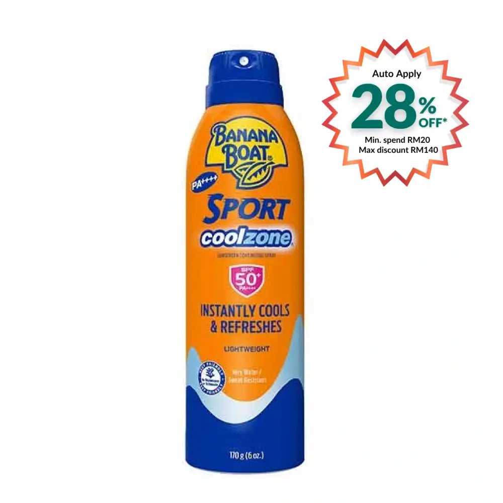 BANANA BOAT SPORT COOLZONE SPRAY SPF50+ 170G
