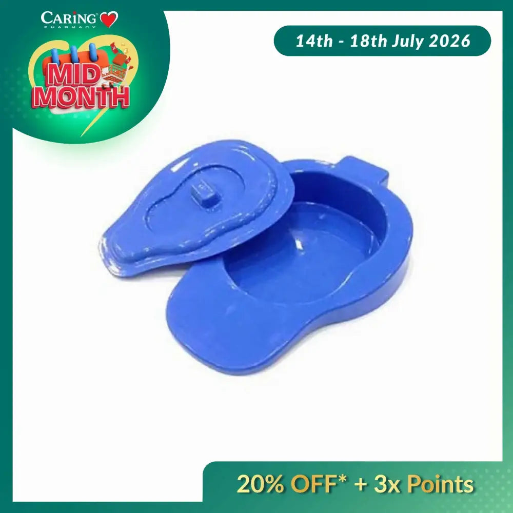 BEDPAN PLASTIC WITH COVER