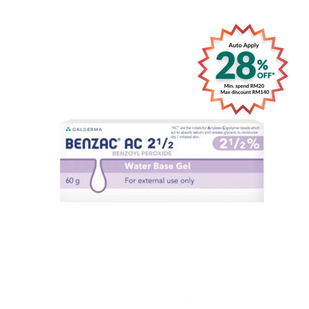 BENZAC AC 2.5% GEL 60G