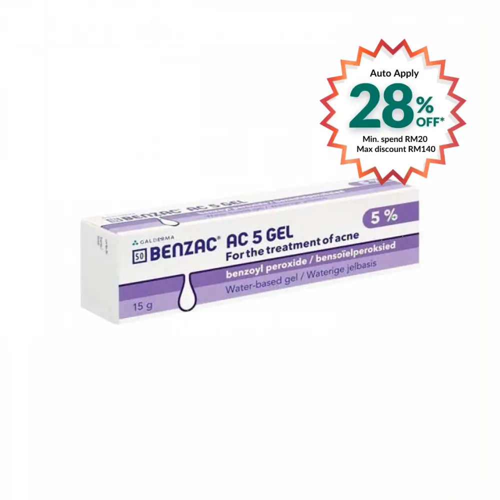 BENZAC AC 5% GEL 15G
