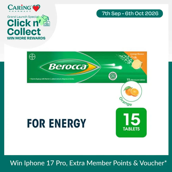 BEROCCA EFFERVESCENT 15S