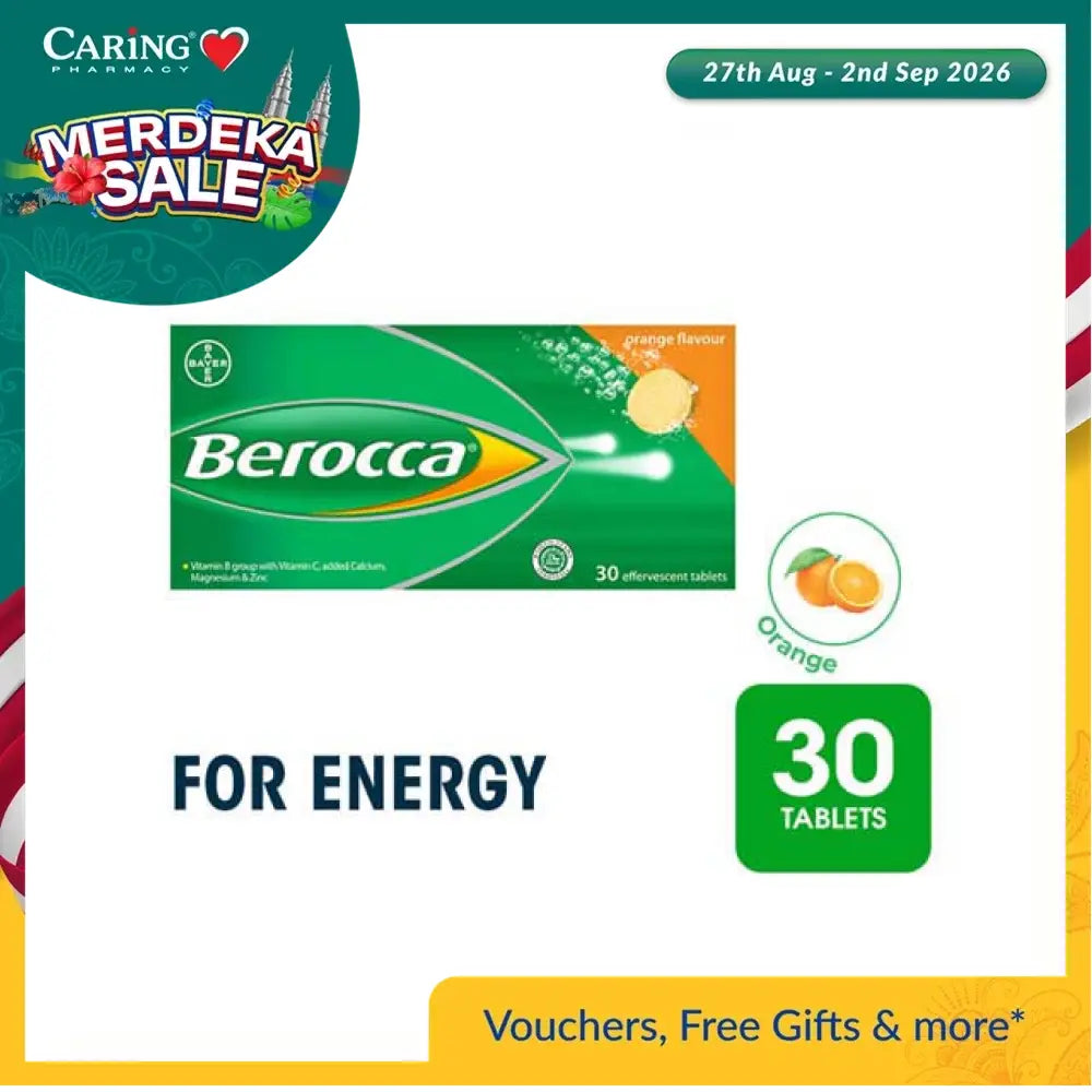 BEROCCA EFFERVESCENT 30S
