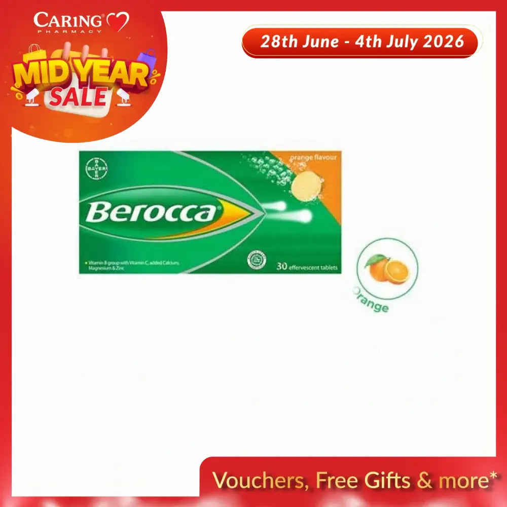 BEROCCA EFFERVESCENT 30S