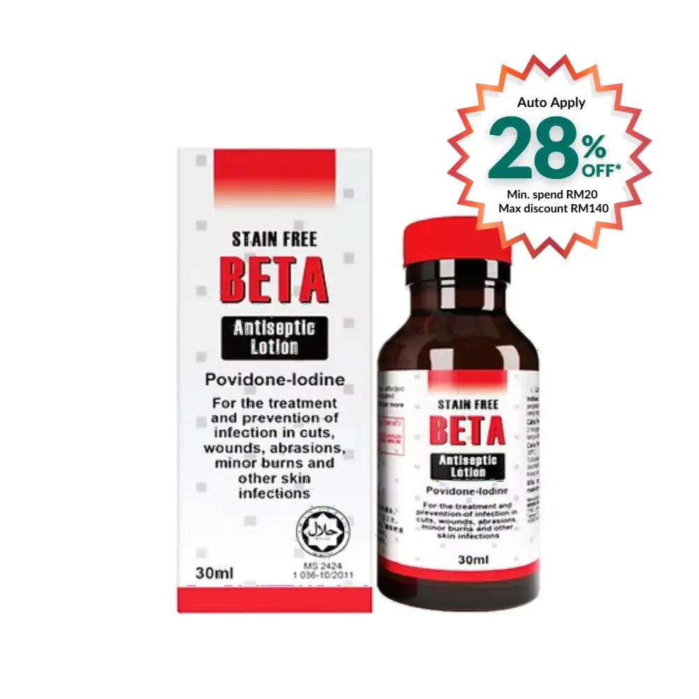 BETA ANTISEPTIC LOTION 30ML