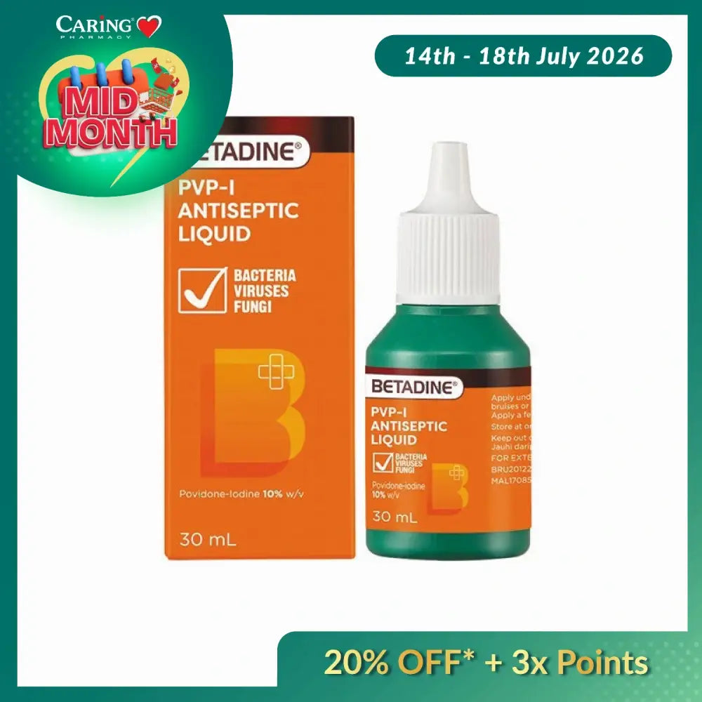 BETADINE ANTISEPTIC LIQUID 30ML
