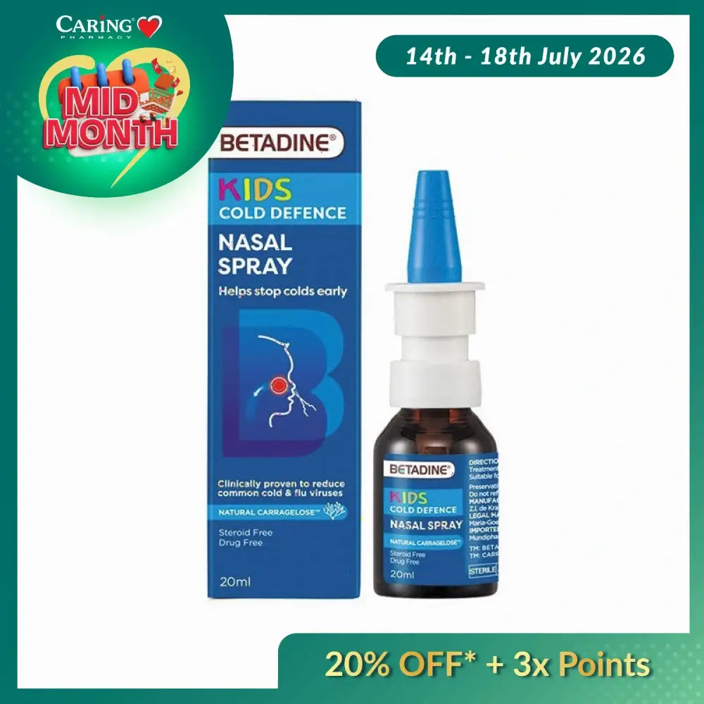 BETADINE NASAL SPRAY CHILD 20ML