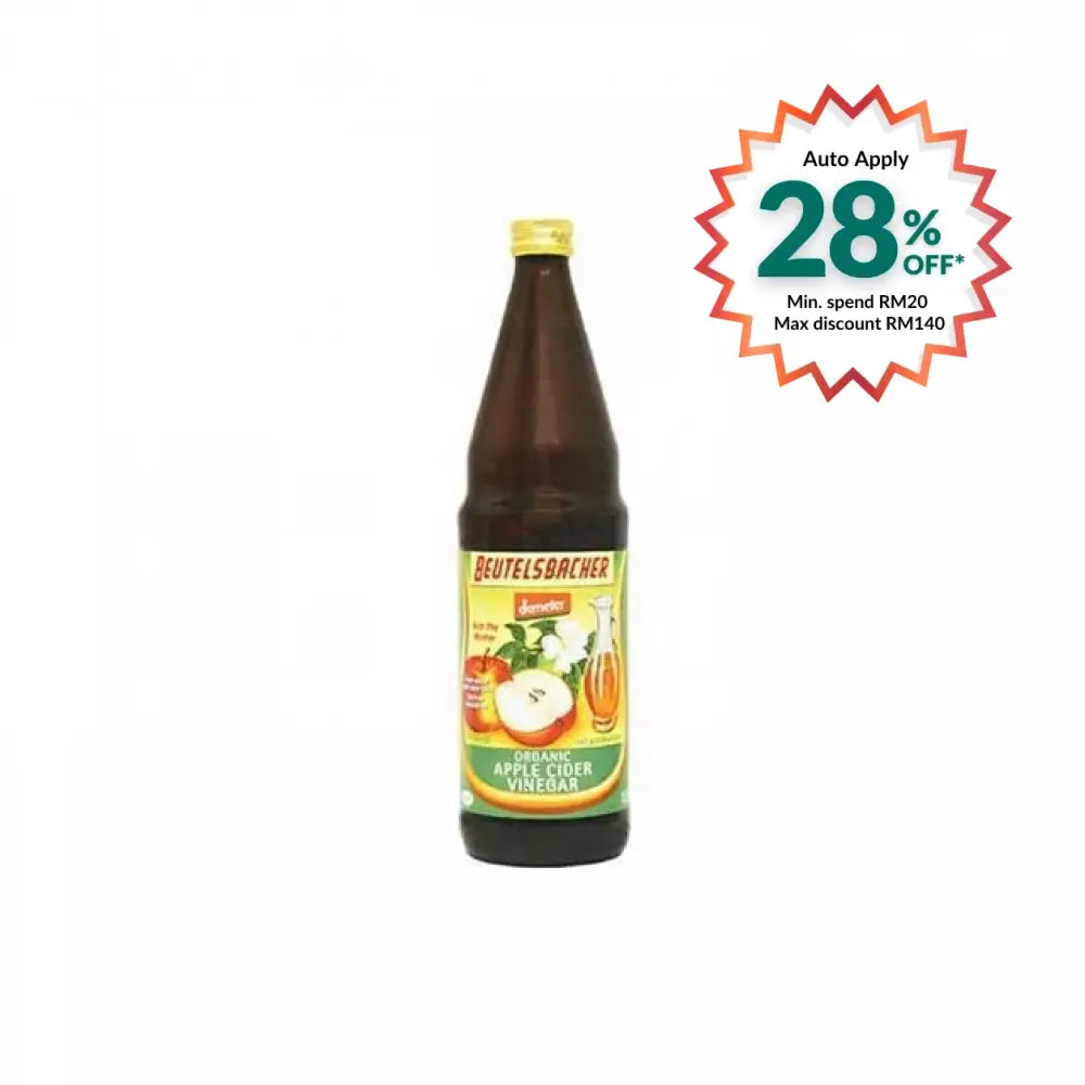 BEUTELSBACHER ORGANIC APPLE CIDER VINEGAR 750ML