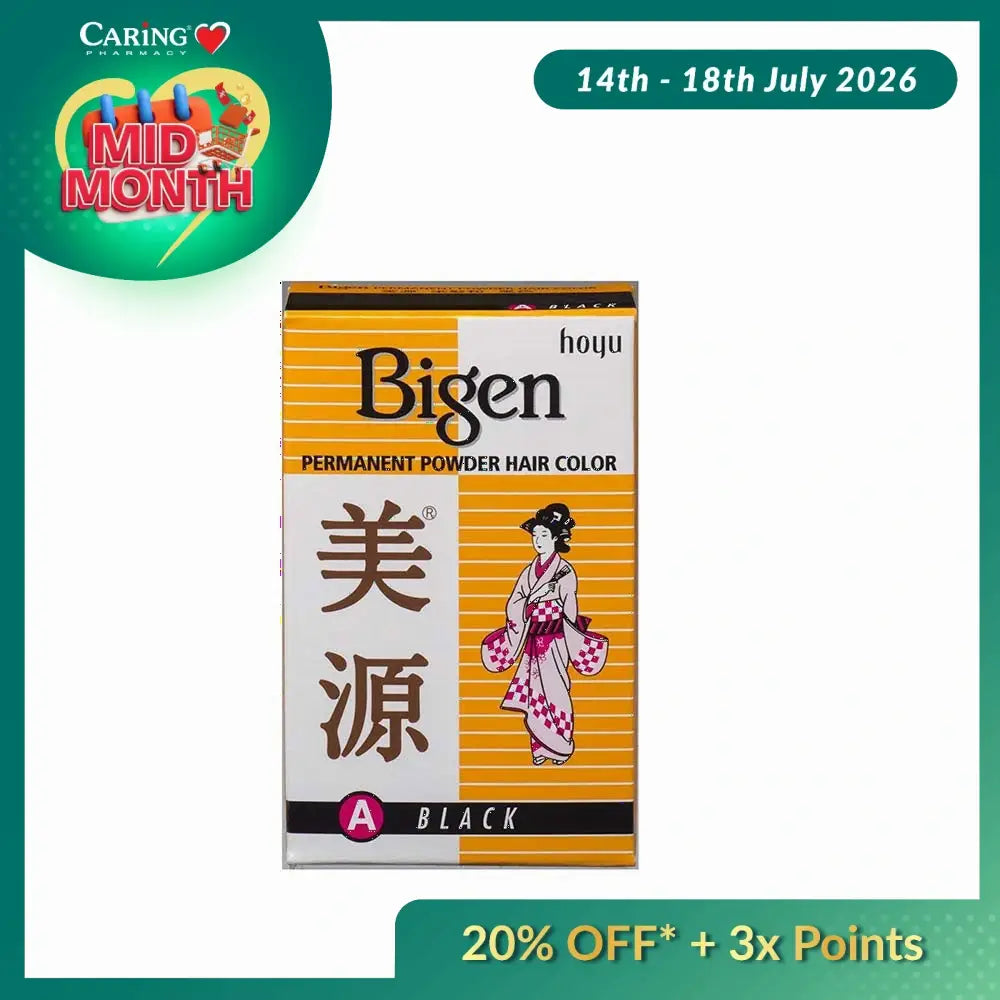 BIGEN POWDER A HAIR DYE BLACK