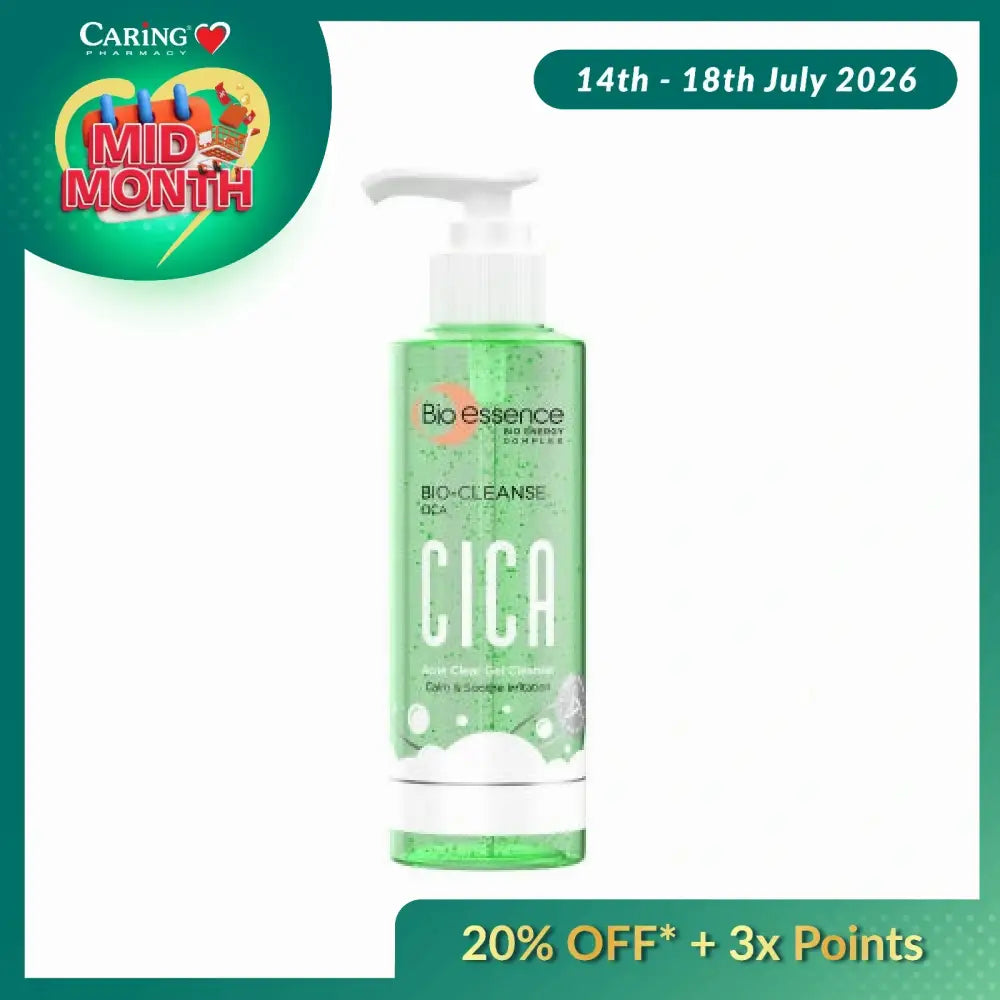 BIO-ESSENCE BIO-CLEANSE CICA ACNE CLEAR GEL CLEANSER 160ML