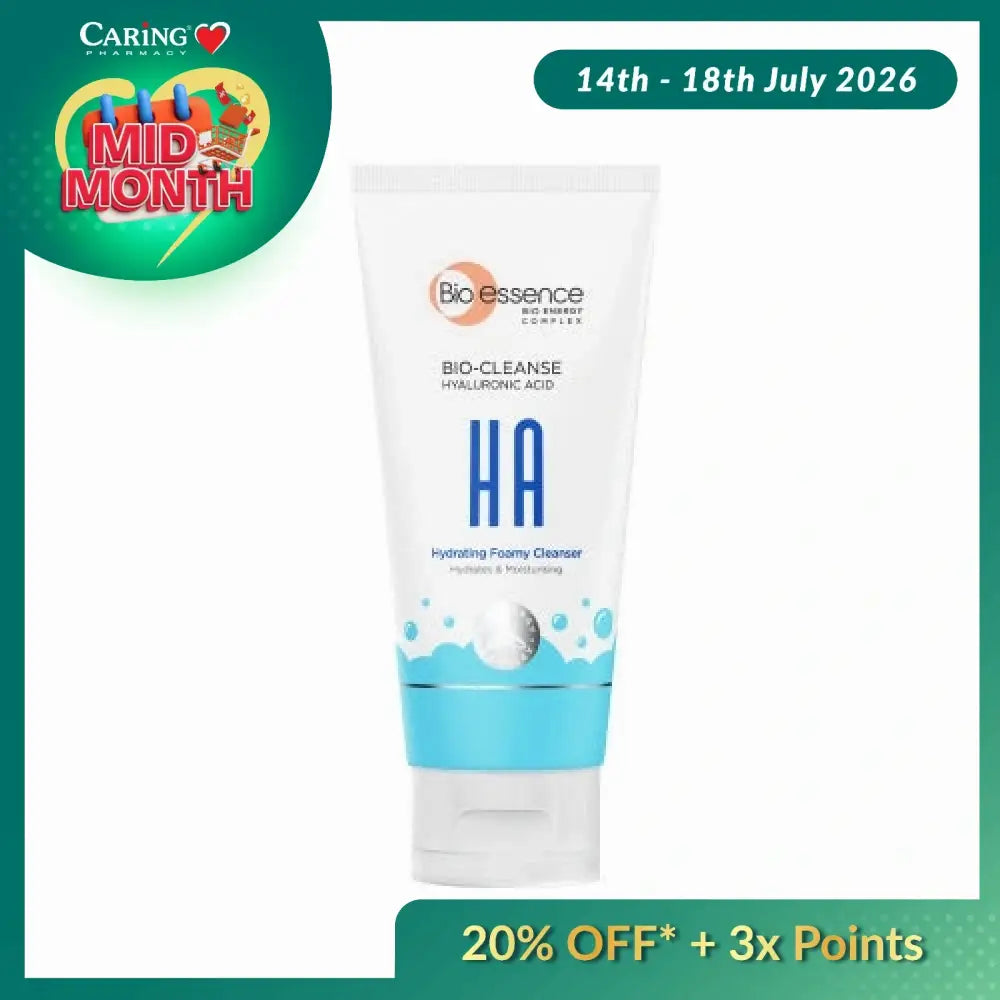 BIO-ESSENCE BIO-CLEANSE HA HYDRATING FOAMY CLEANSER 100G