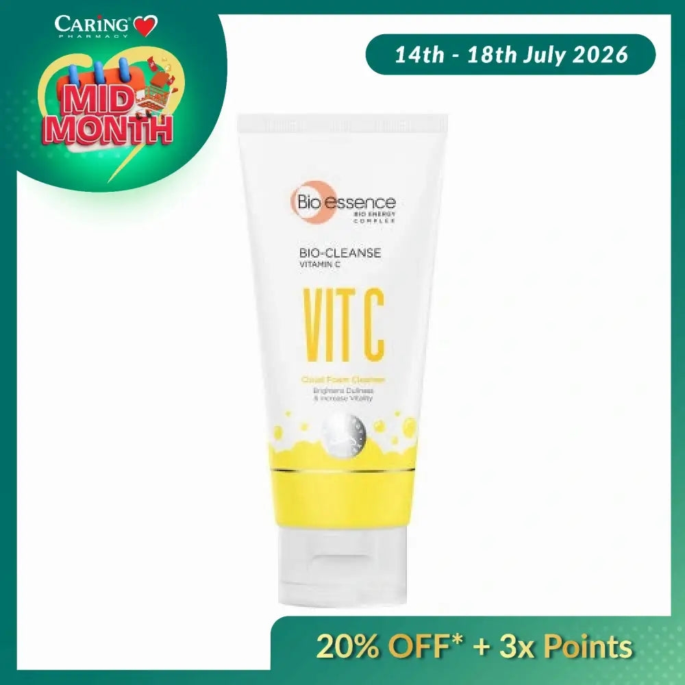 BIO-ESSENCE BIO-CLEANSE PURE VIT C CLOUD FOAM CLEANSER 100G